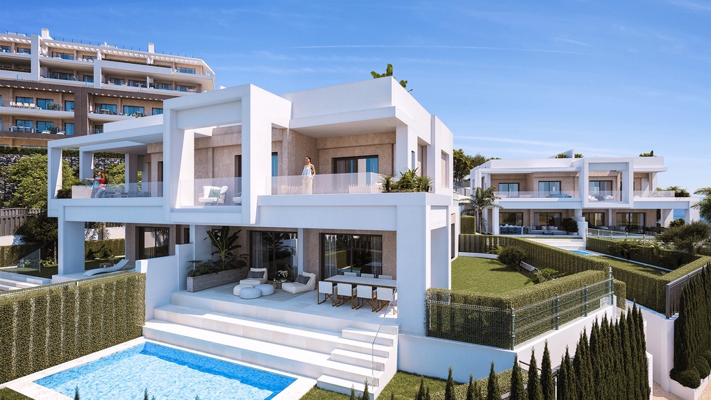 Luxe nieuwe appartementen en halfvrijstaande villa’s in Selwo-New Golden Mile