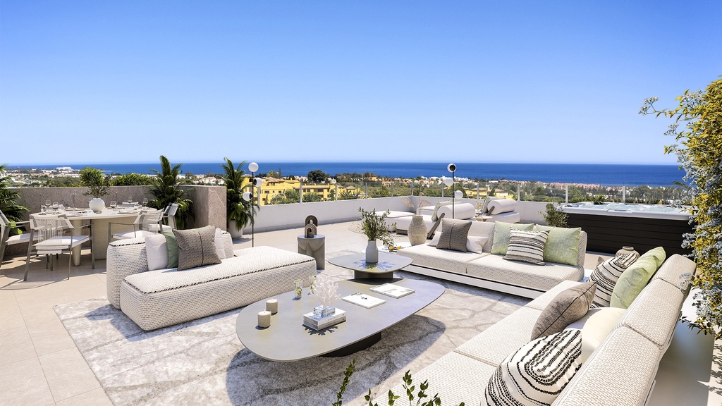 Luxe nieuwe appartementen en halfvrijstaande villa’s in Selwo-New Golden Mile