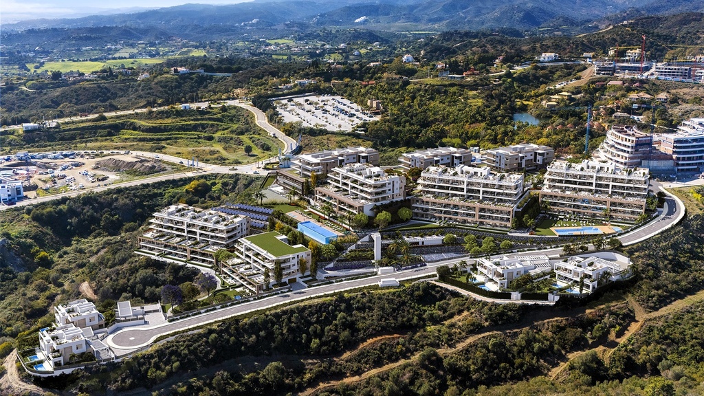 Luxe nieuwe appartementen en halfvrijstaande villa’s in Selwo-New Golden Mile