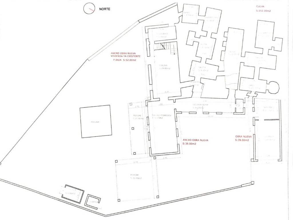 Unieke woning met grot te koop in Cúllar, El Margen, binnenland Granada