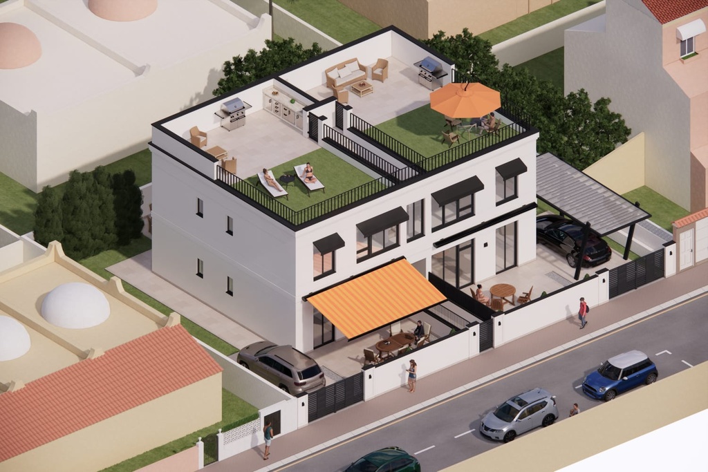 Appartement met groot solarium in Playa del Cura, Torrevieja